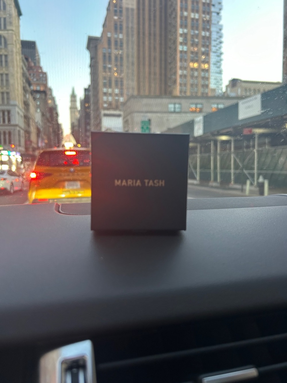 Maria Tash Black Jewelry Box Accent for Car Display